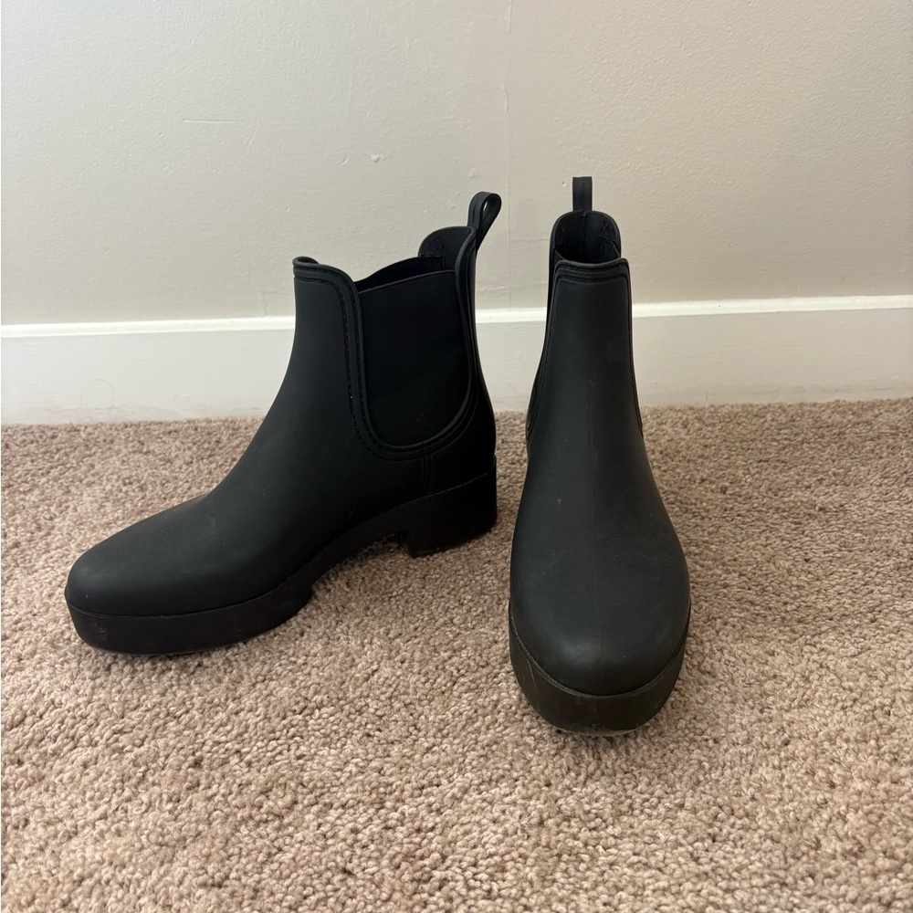 Jeffrey Campbell Sleek Black Ankle Boots